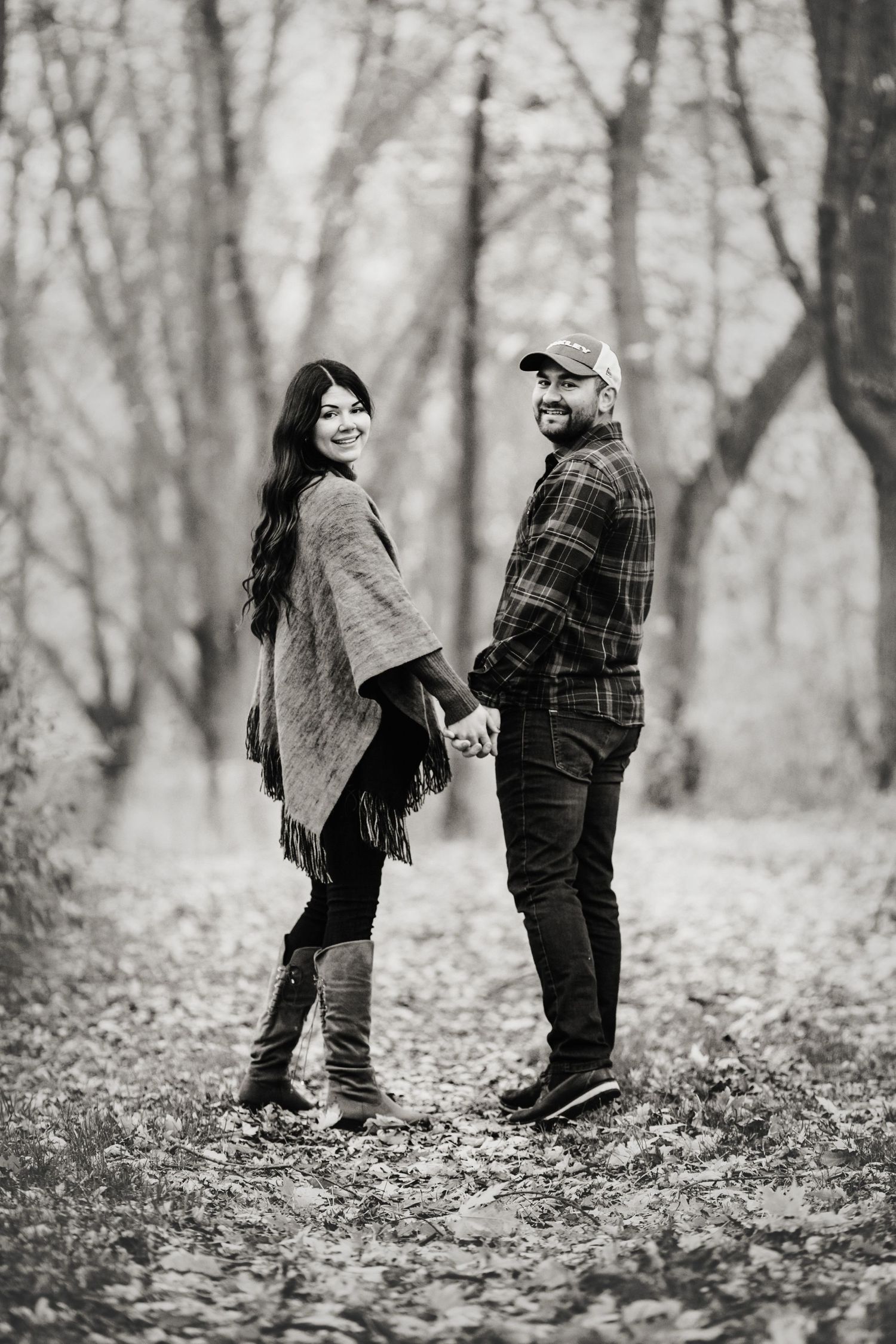 Fall Engagement Photos at Wildwood Conservation Area St.Marys Ontario by Shawn Van Daele