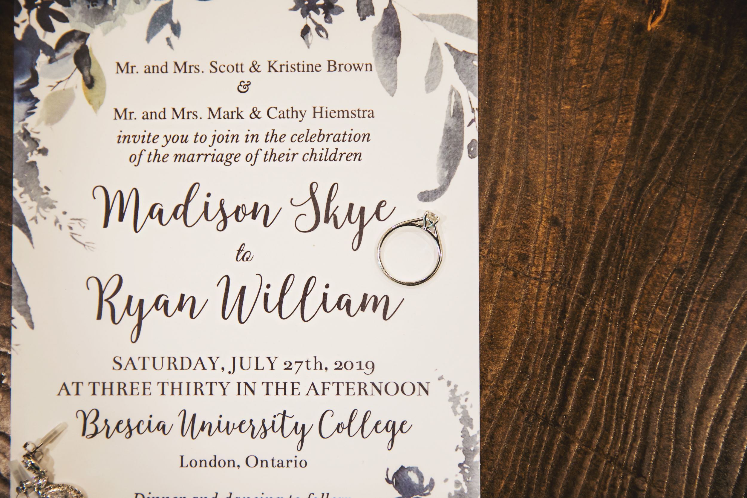 Brescia University College London Ontario Wedding Photos