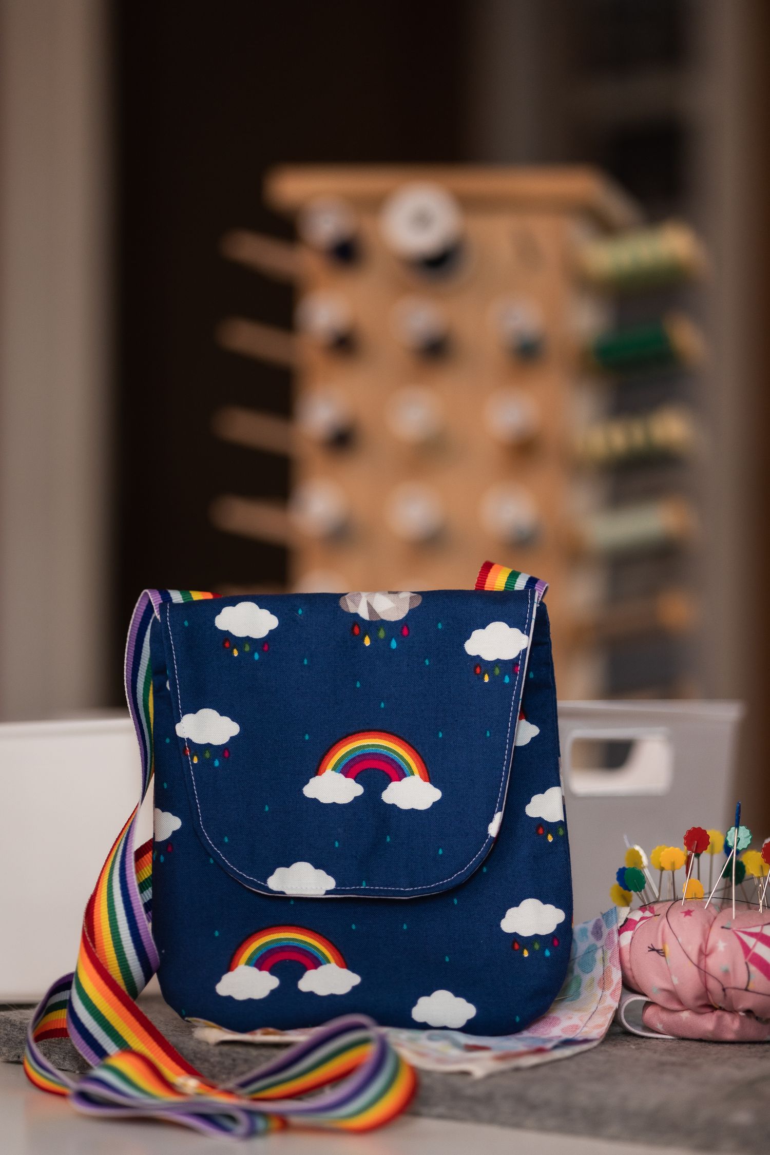 Hand made bag, by Ruth's Sewing Studio. Photography by Jane Nicholson Photography