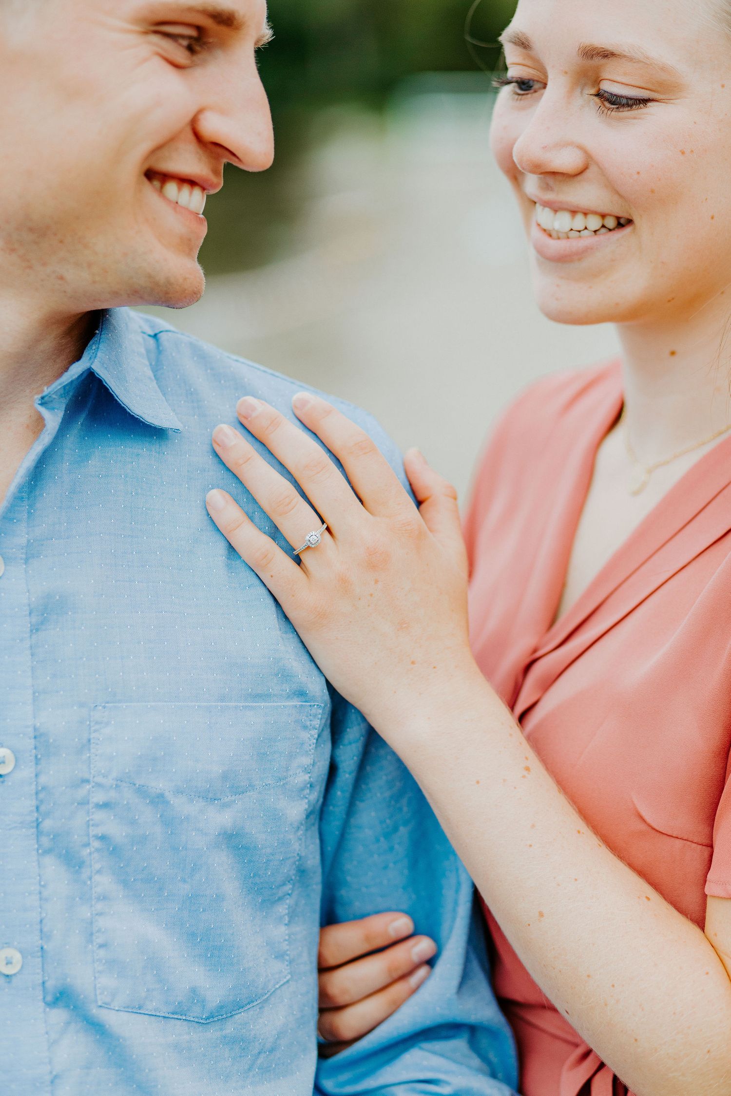 moody romantic engagement at long point state park katie graham photography traveling destination wedding photographer