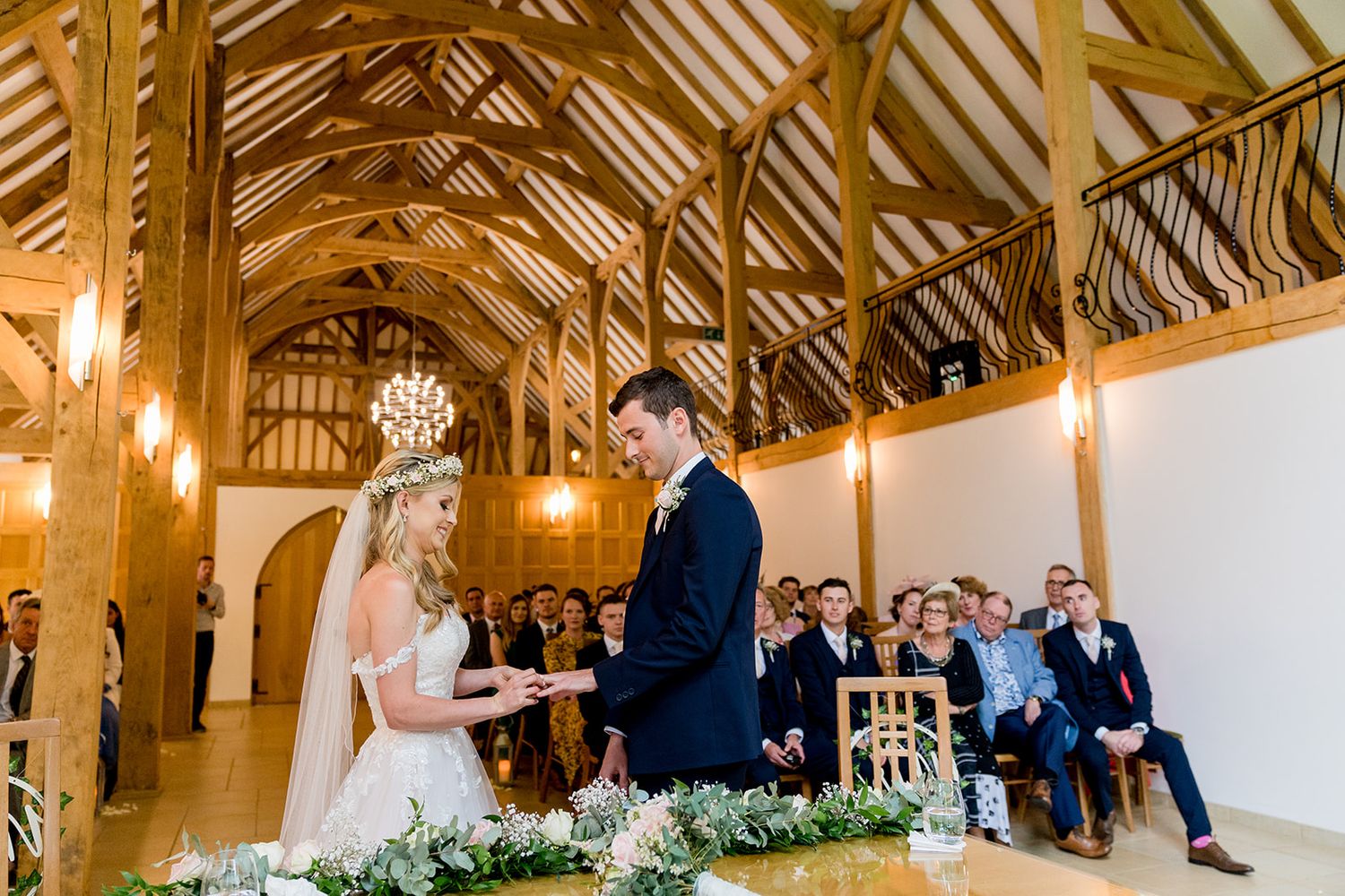 Rivervale Barn wedding ceremony
