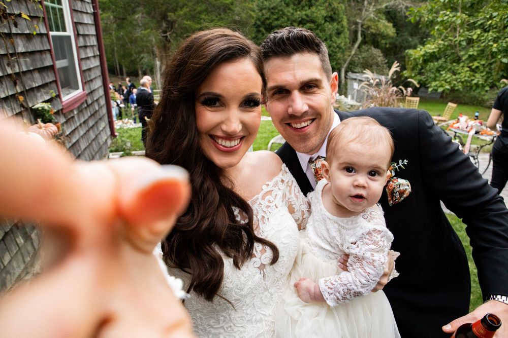 Wedding photography selfie
