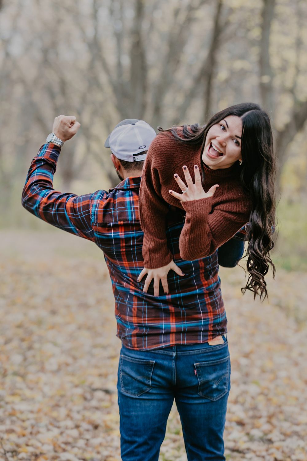 Fall Engagement Photos at Wildwood Conservation Area St.Marys Ontario by Shawn Van Daele