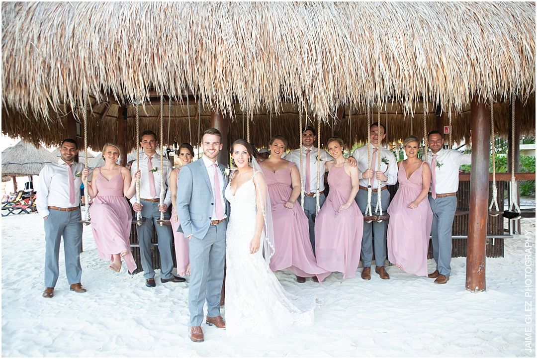 dreams riviera cancun wedding photos 25