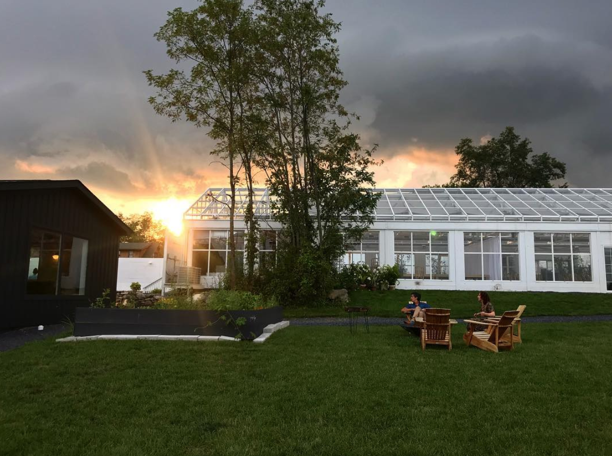The Greenhouses at Audrey's Farmhouse, a unique Hudson Valley wedding venue