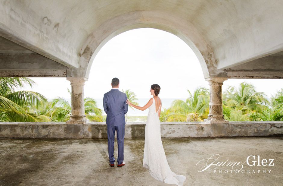 secrets maroma beach wedding photos 7