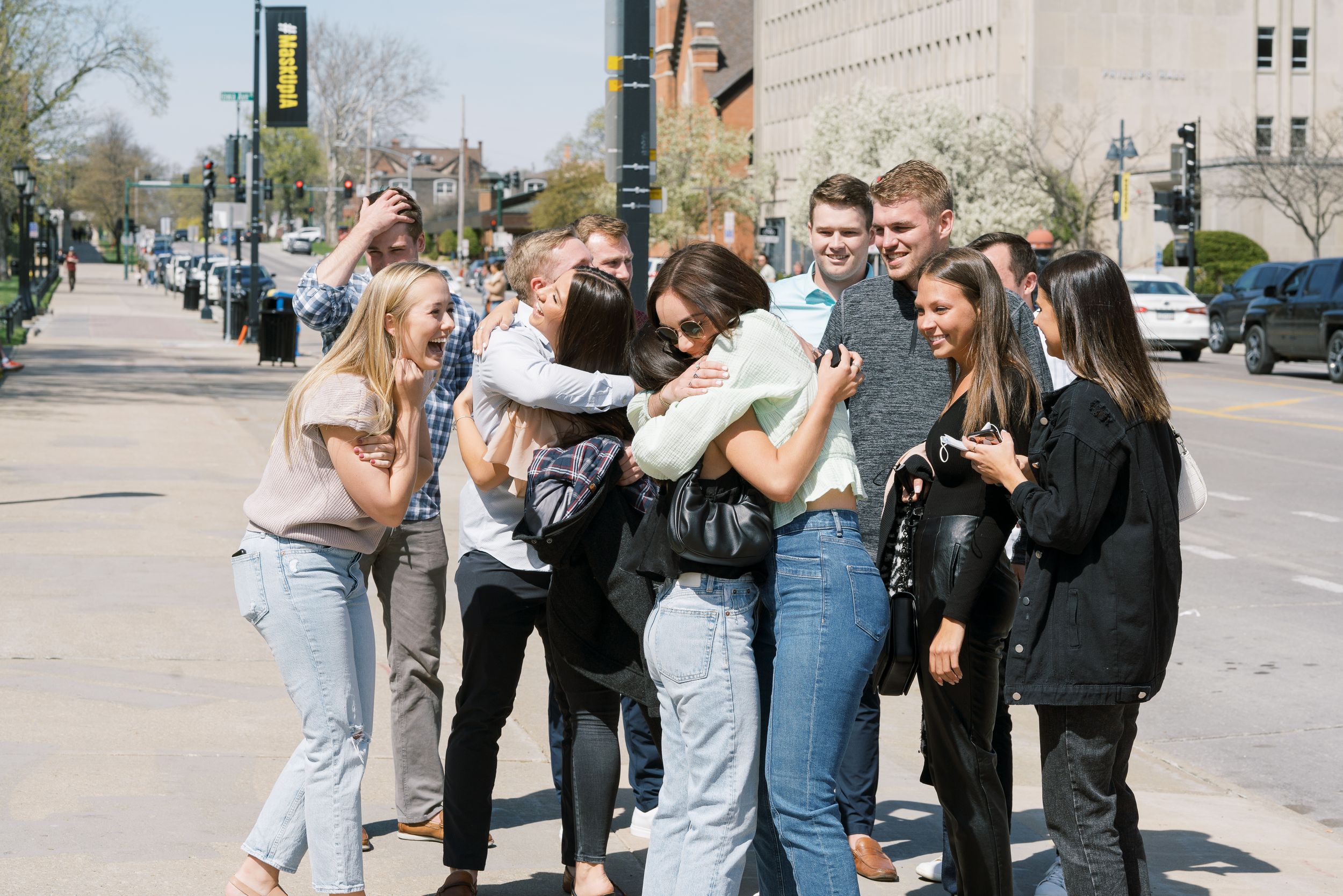 Iowa City, Iowa proposal in downtown Iowa City at the pentacrest