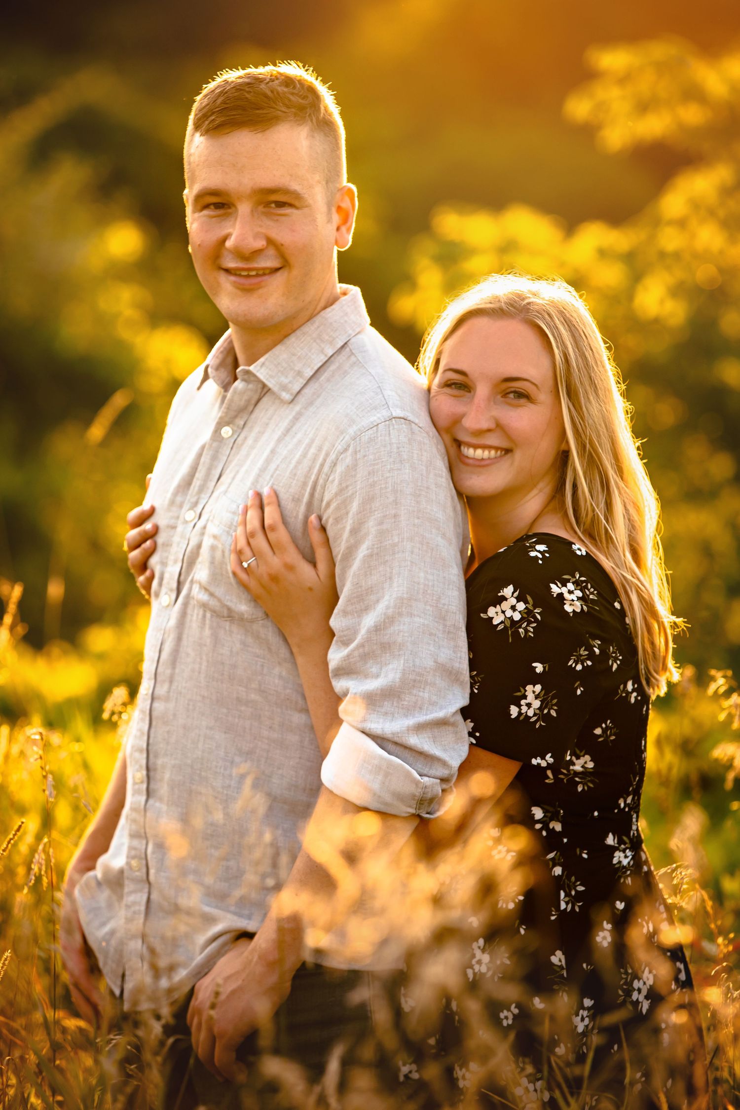 Dreamy summer engagement photos in Dundas and Ancaster Ontario by London wedding photographer Shawn Van Daele
