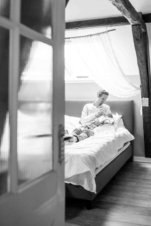 Fotoshoot thuis met newborn