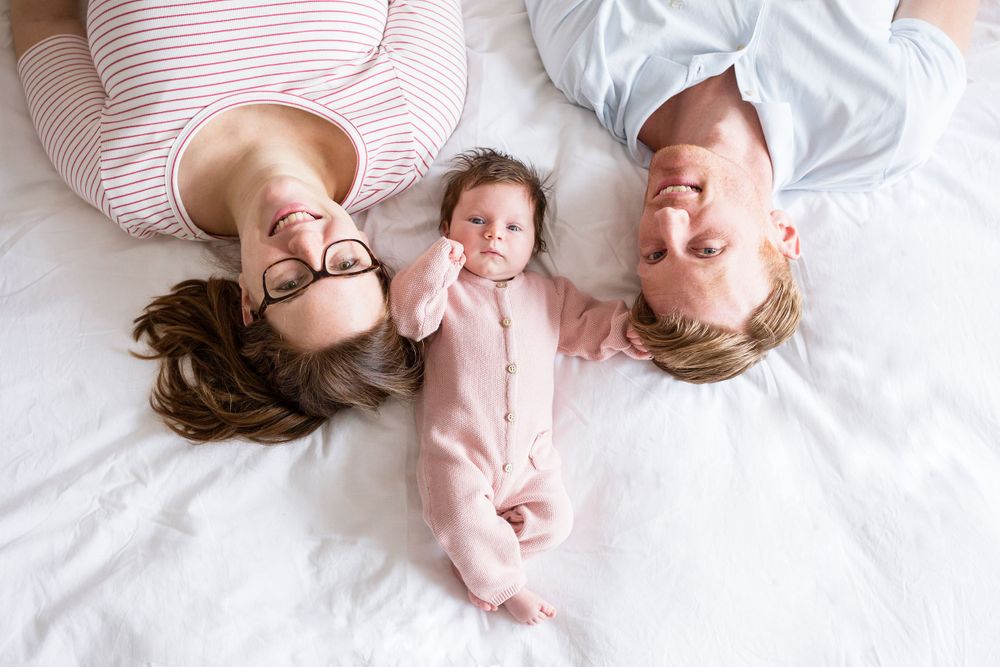Newborn gezin fotoshoot