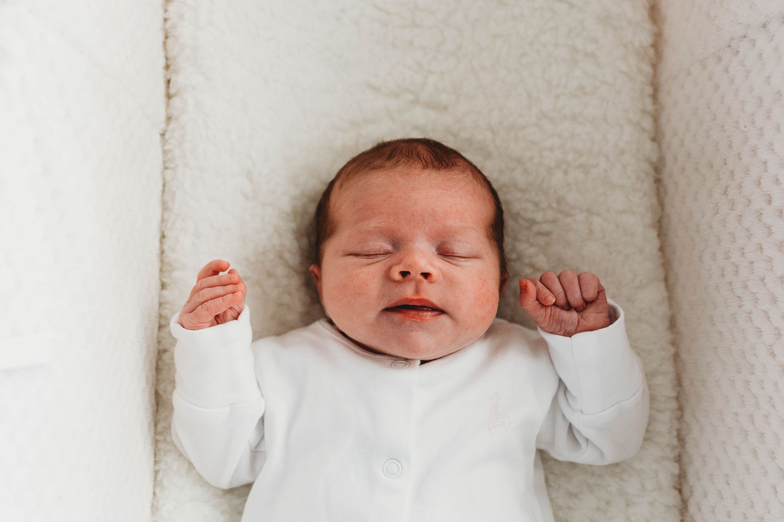 two week old baby girl