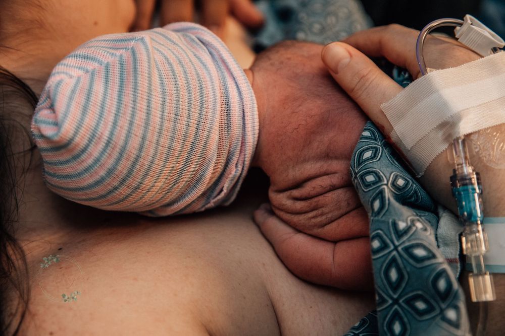 Birth photography in NWA at a hopsital