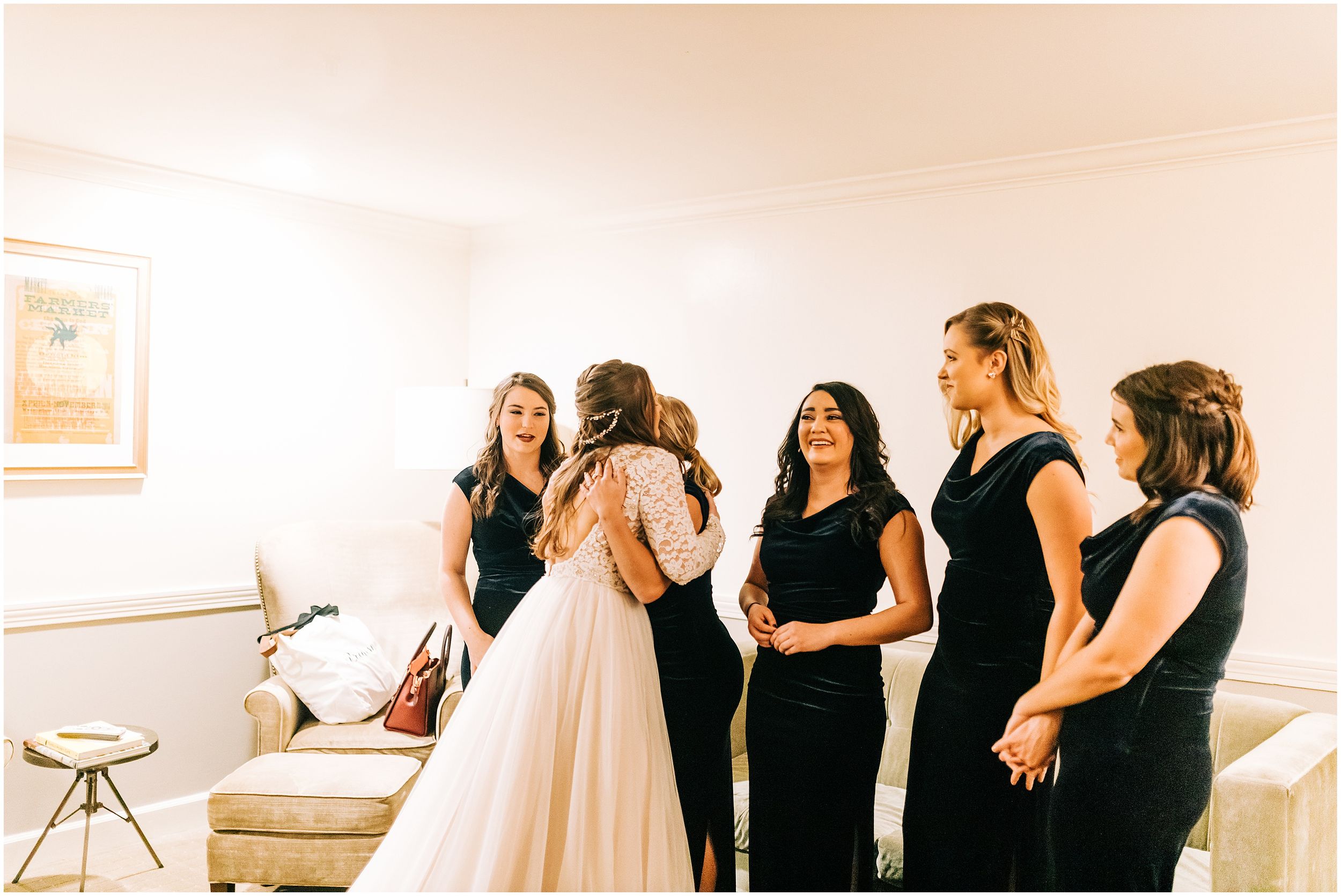bridesmaids first look