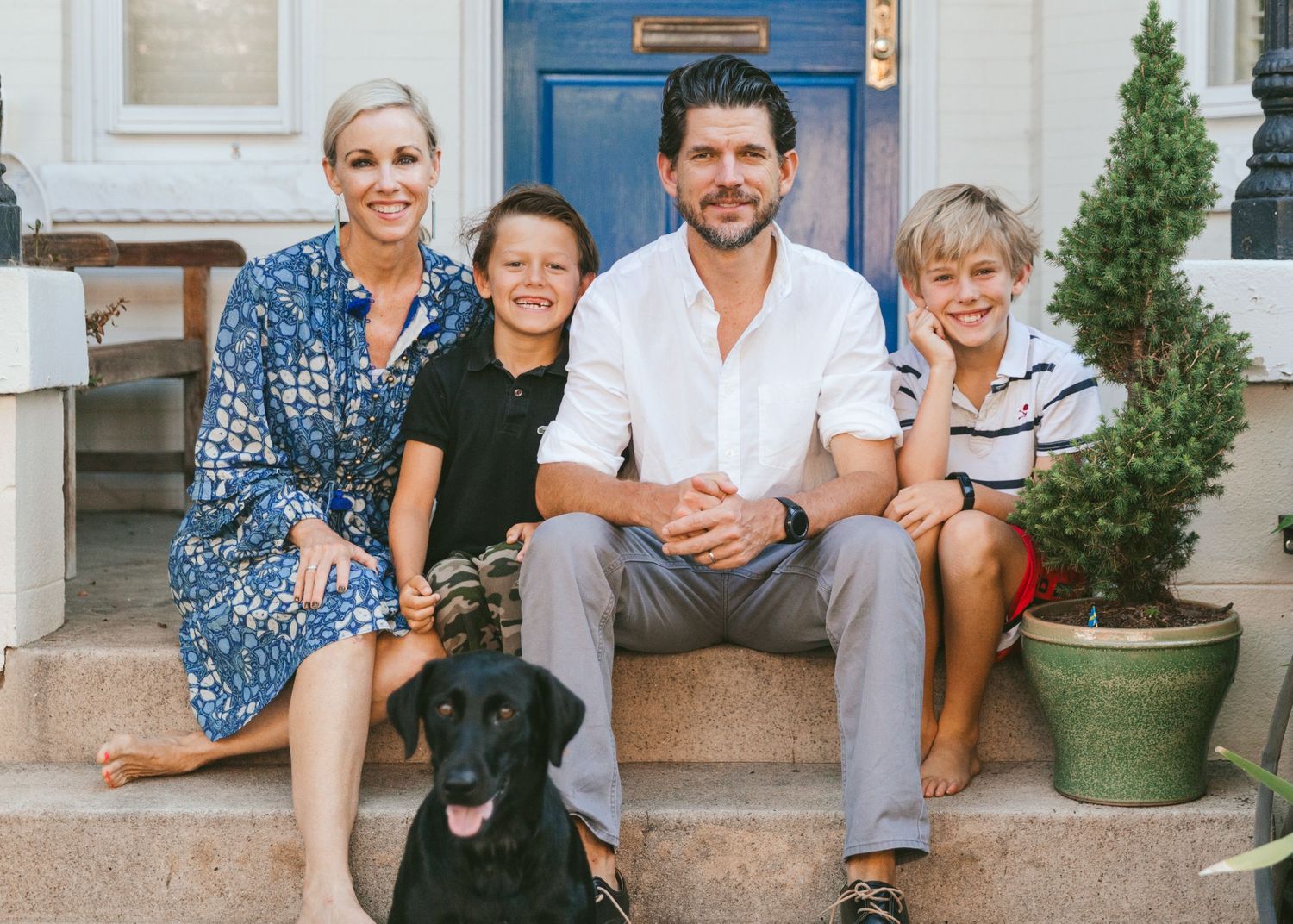 Richmond lifestyle family portrait photography Front Porch