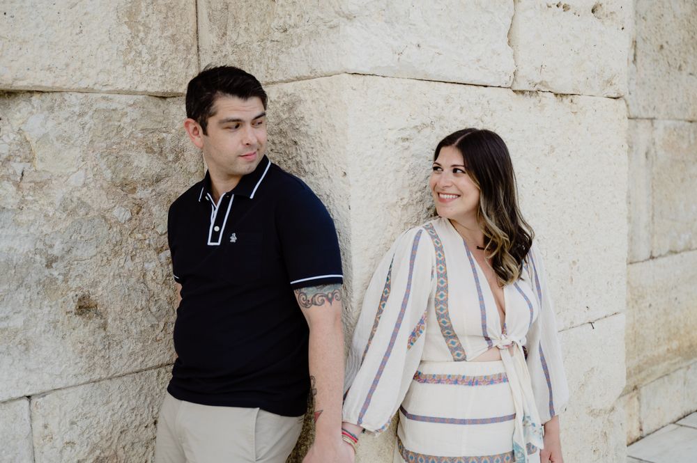 intimate couple photoshoot in Athens center