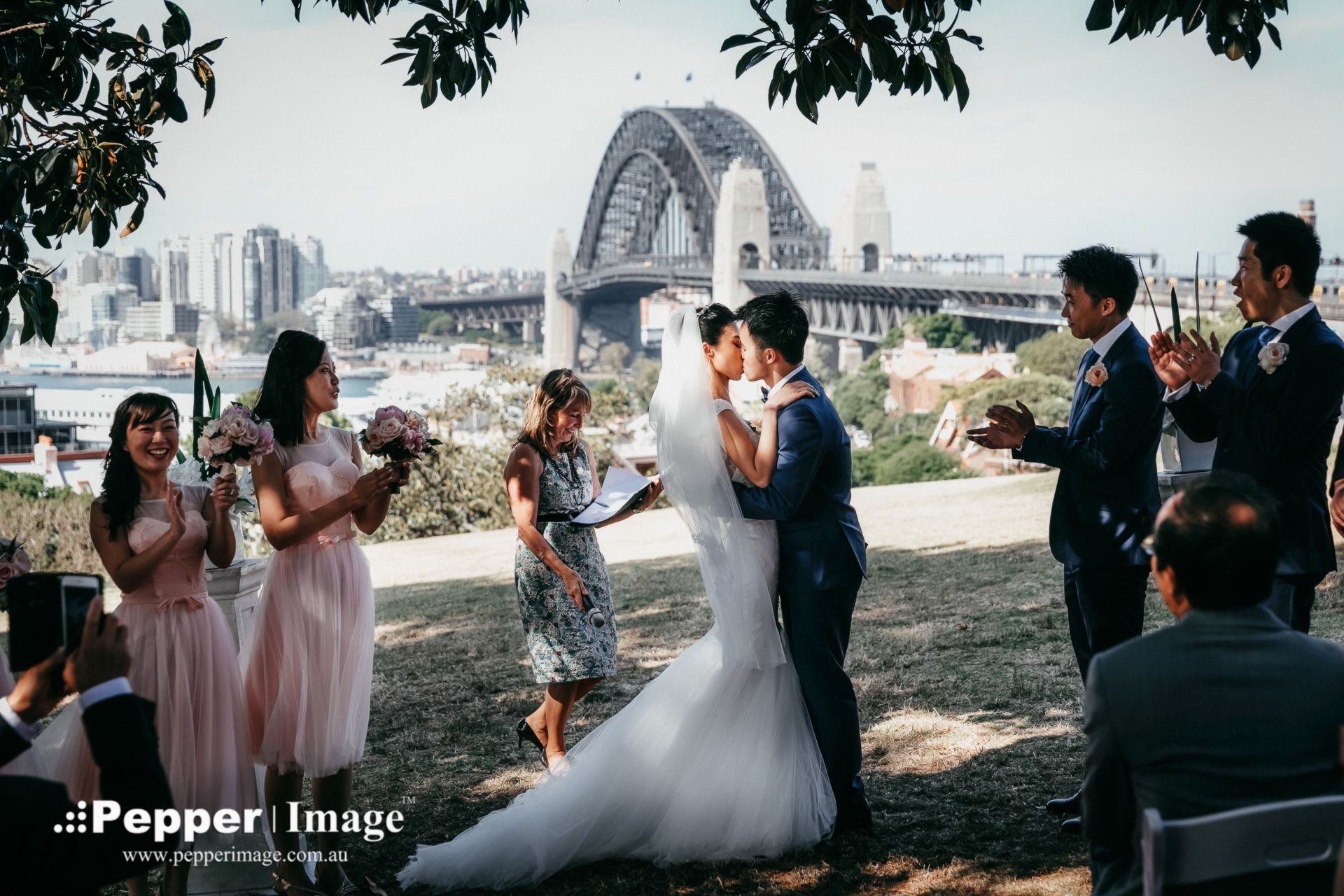 Wedding Ceremony at Observatory Hill