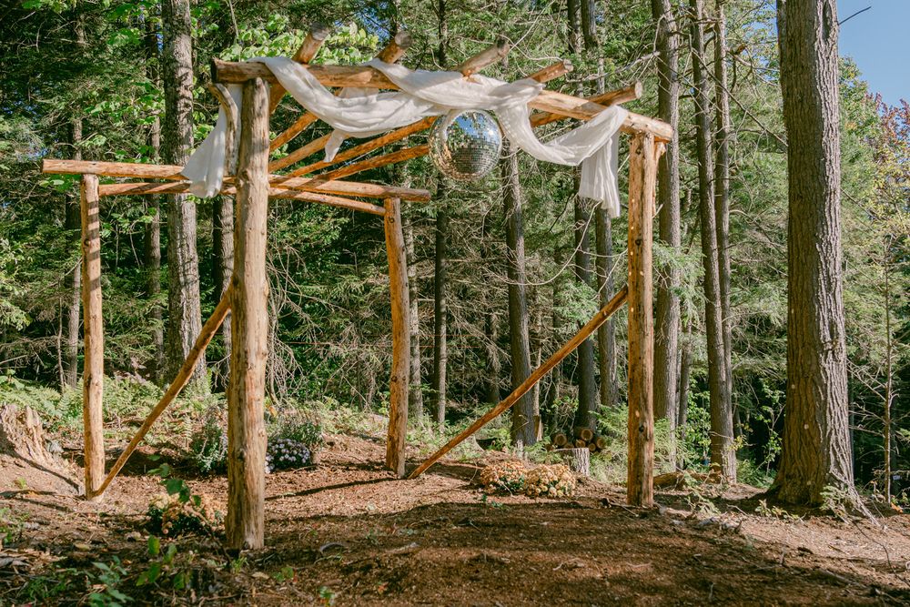 Rustic Wood Wedding Archway