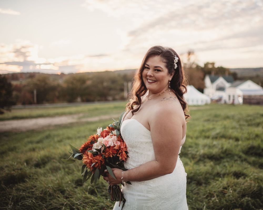 Professional wedding photo - bride