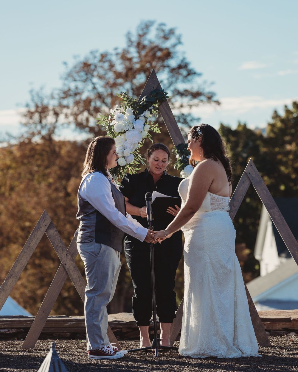Professional wedding photo - brides