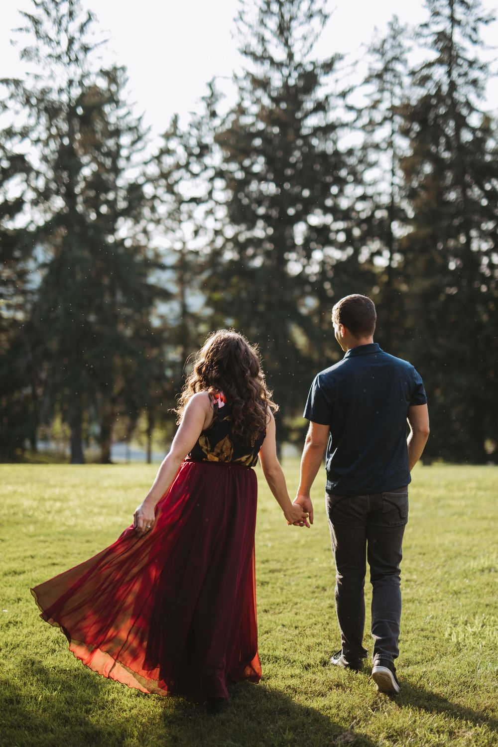 Ramapo College Engagement photos fairytale woodland