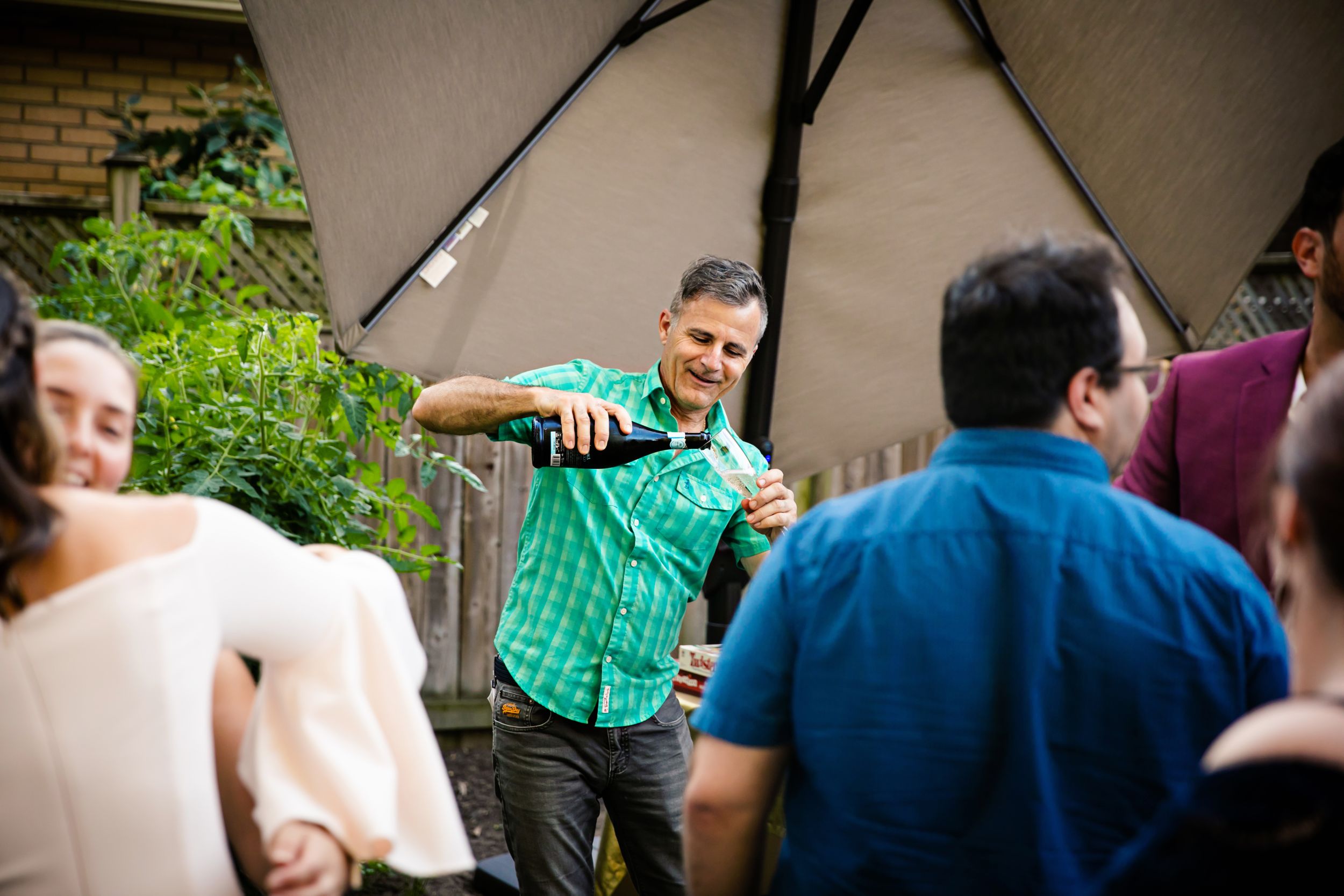 London Ontario Surprise Backyard Pop Wedding Photography by Shawn Van Daele
