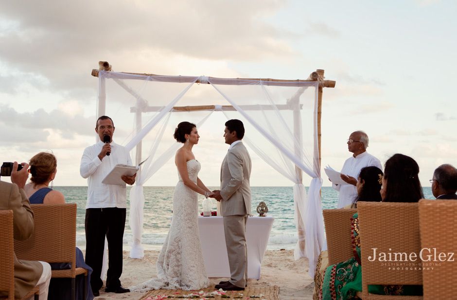 Wedding ceremony at Fairmont Mayakoba