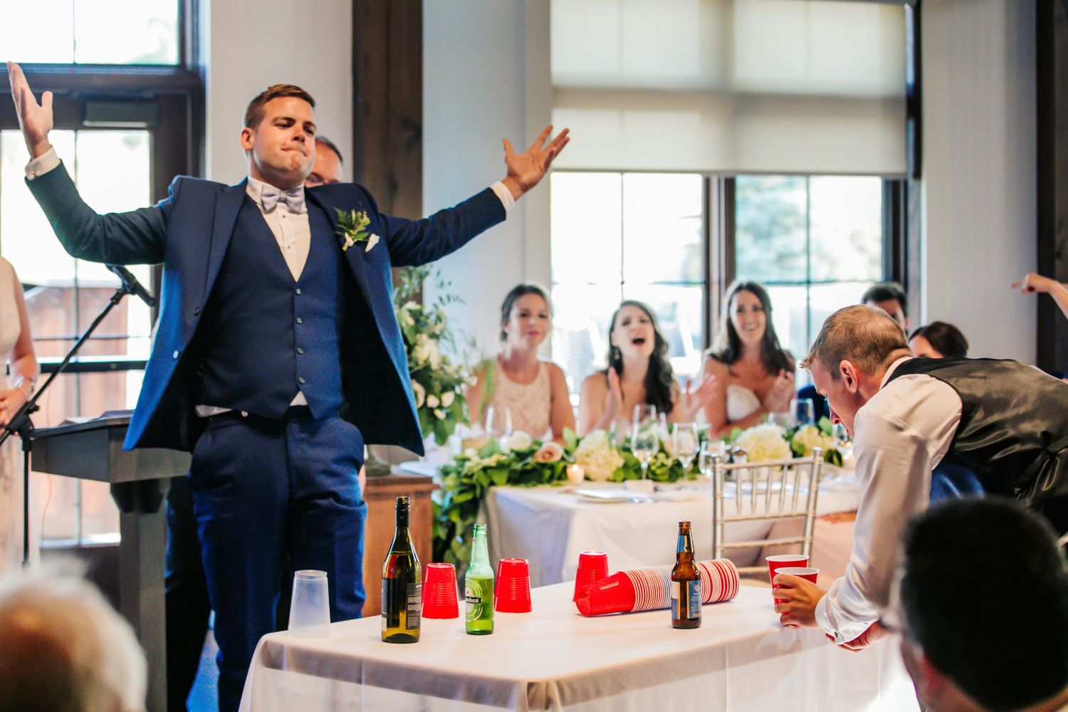 Whistle Bear Golf Club Rose Room Reception Wedding Photos