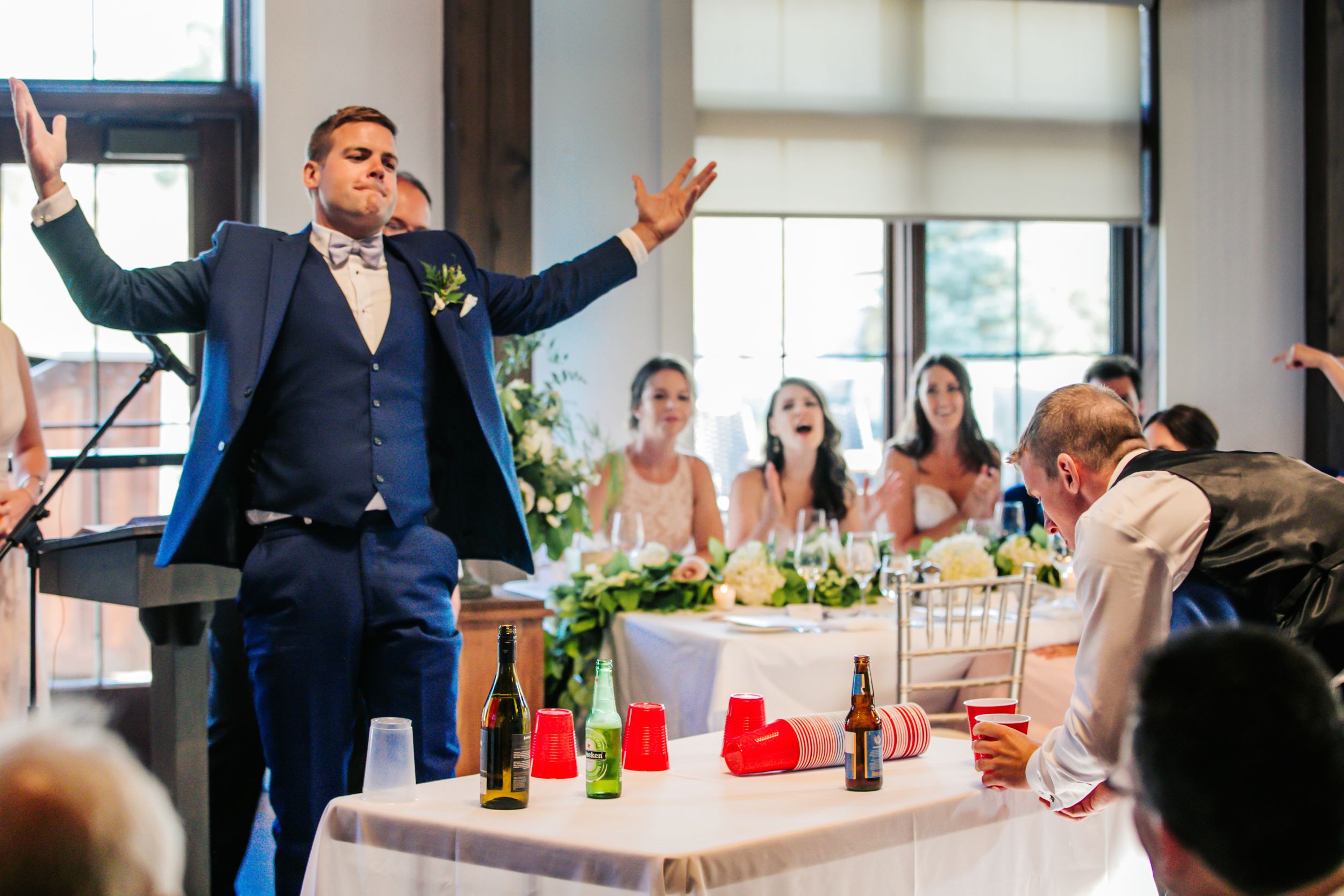 Whistle Bear Golf Club Rose Room Reception Wedding Photos