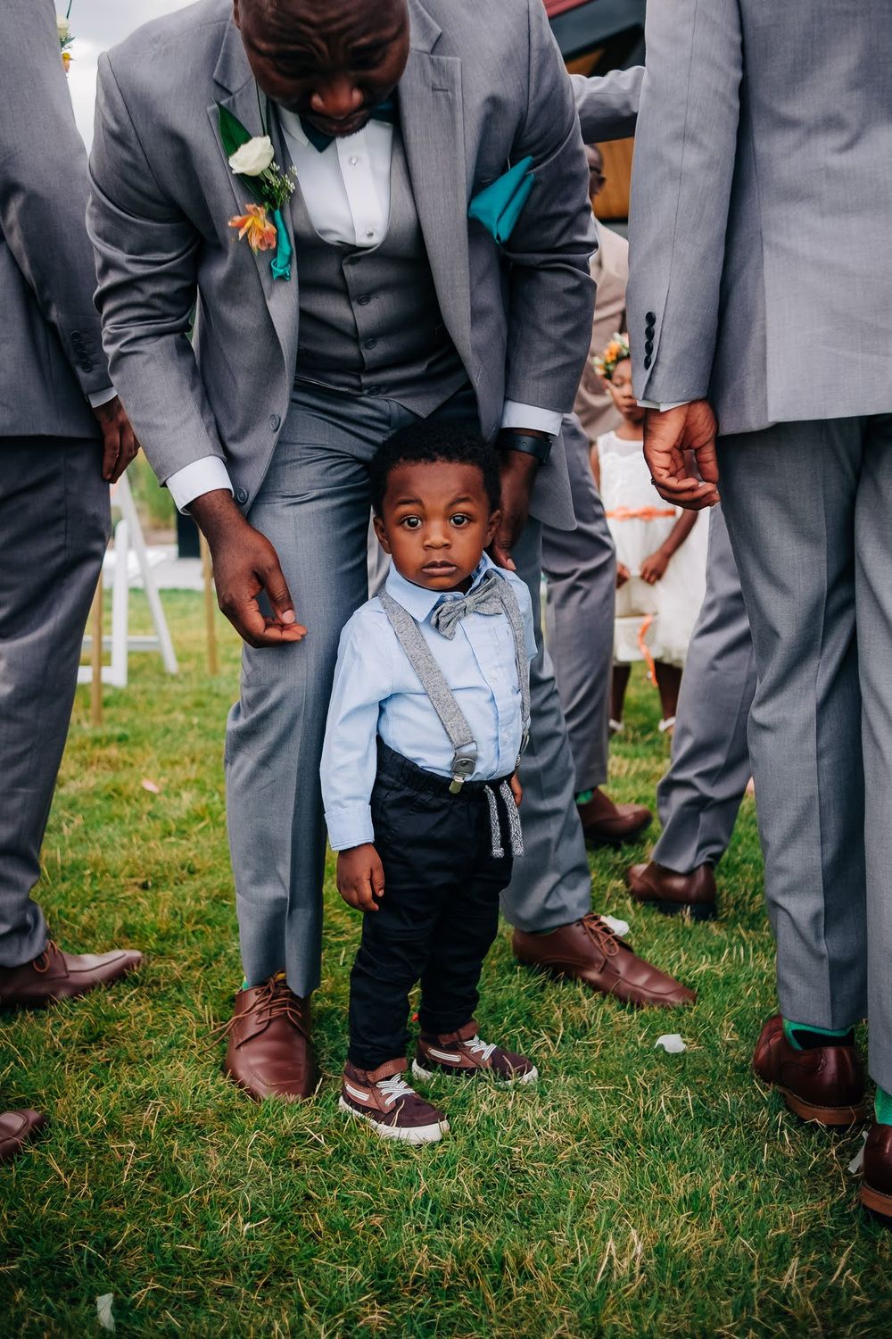 Ring bearer feeling nervous Centerplace event center Spokane, Wa