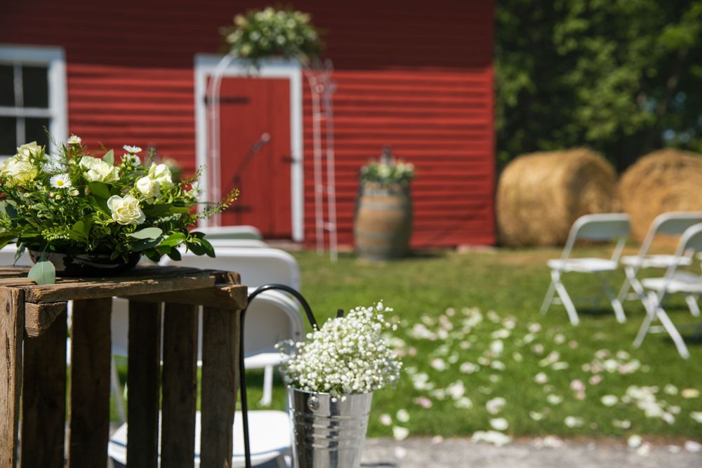 Rustic Backyard Farmhouse Wedding Photos Colborne Ontario by Shawn Van Daele