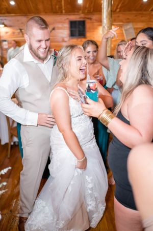 bride and groom dance
