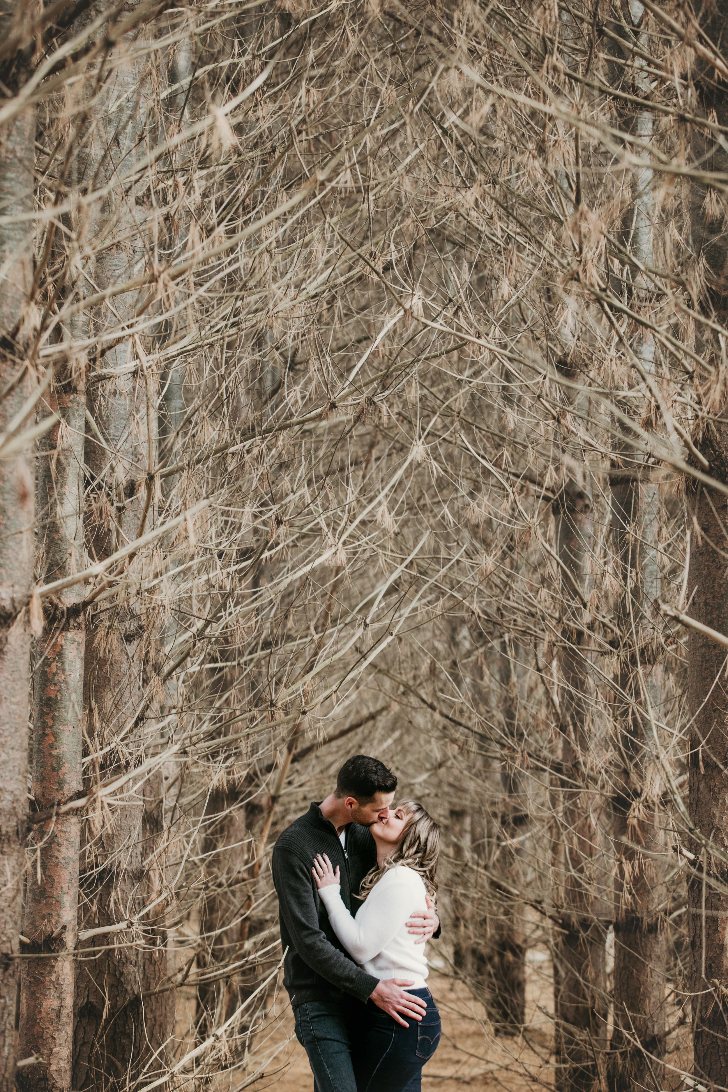 Fall engagement photos at Fanshawe Conservation Area London Ontario by photographer Shawn Van Daele