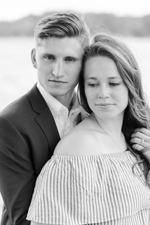 moody romantic engagement at long point state park katie graham photography traveling destination wedding photographer