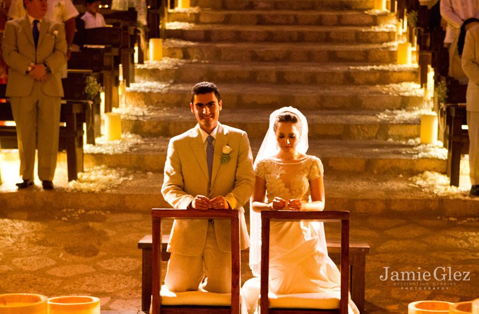 Xcaret chapel wedding photos 6
