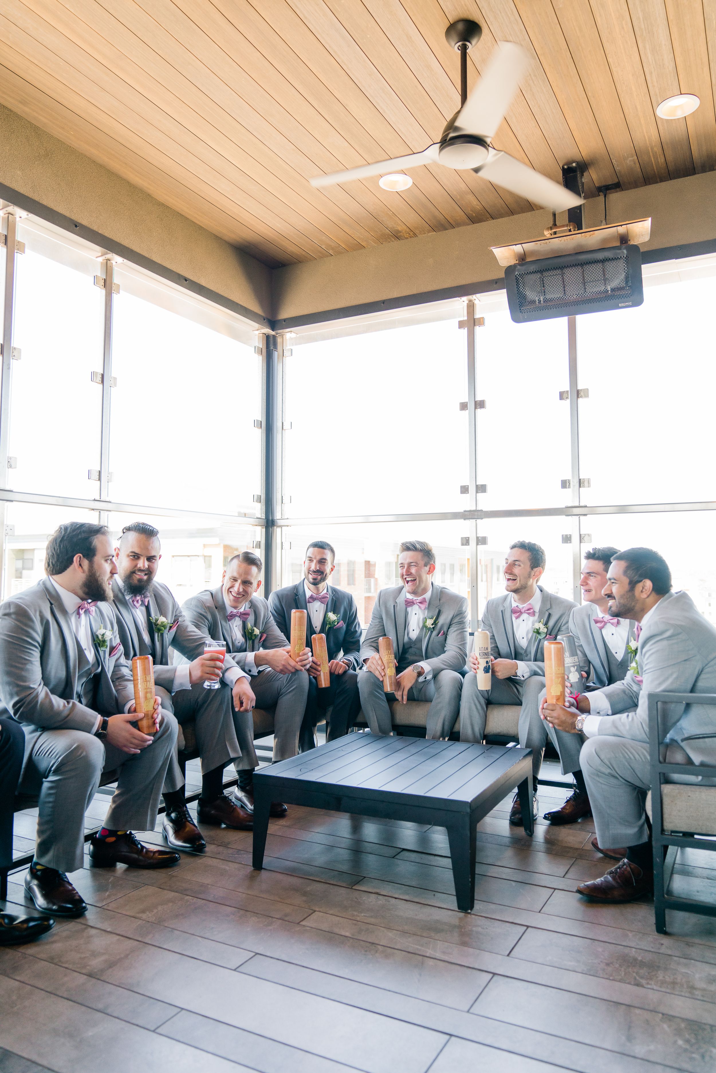 Des Moines light and airy wedding photography at AC HOtel downtown, DSM