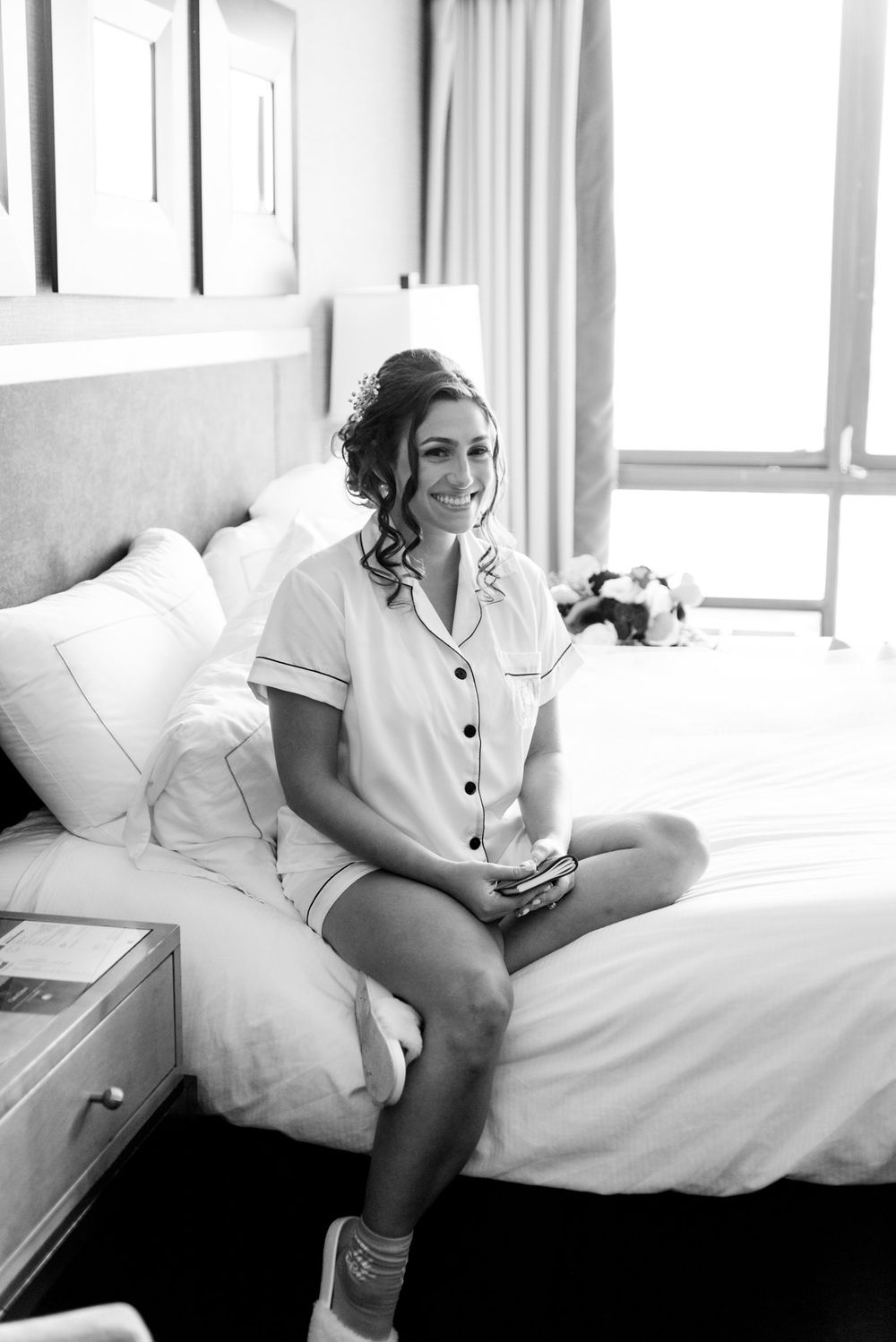 black and white chicago wedding photography