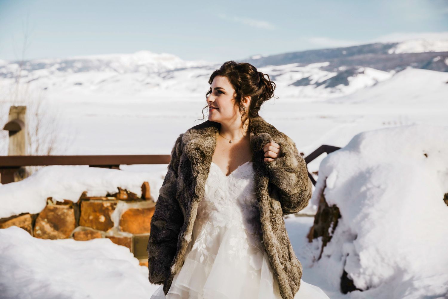 Bridal Portrait for Jackson Hole, WY Elopement by Carli Layton Photography, a Texas Elopement Photographer.