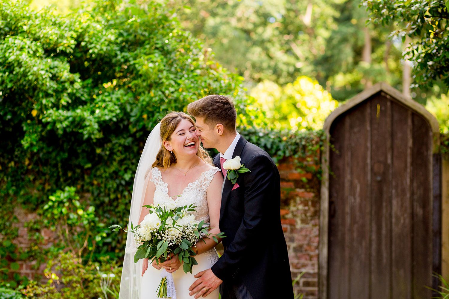 happy couple at Moorhill House Hotel
