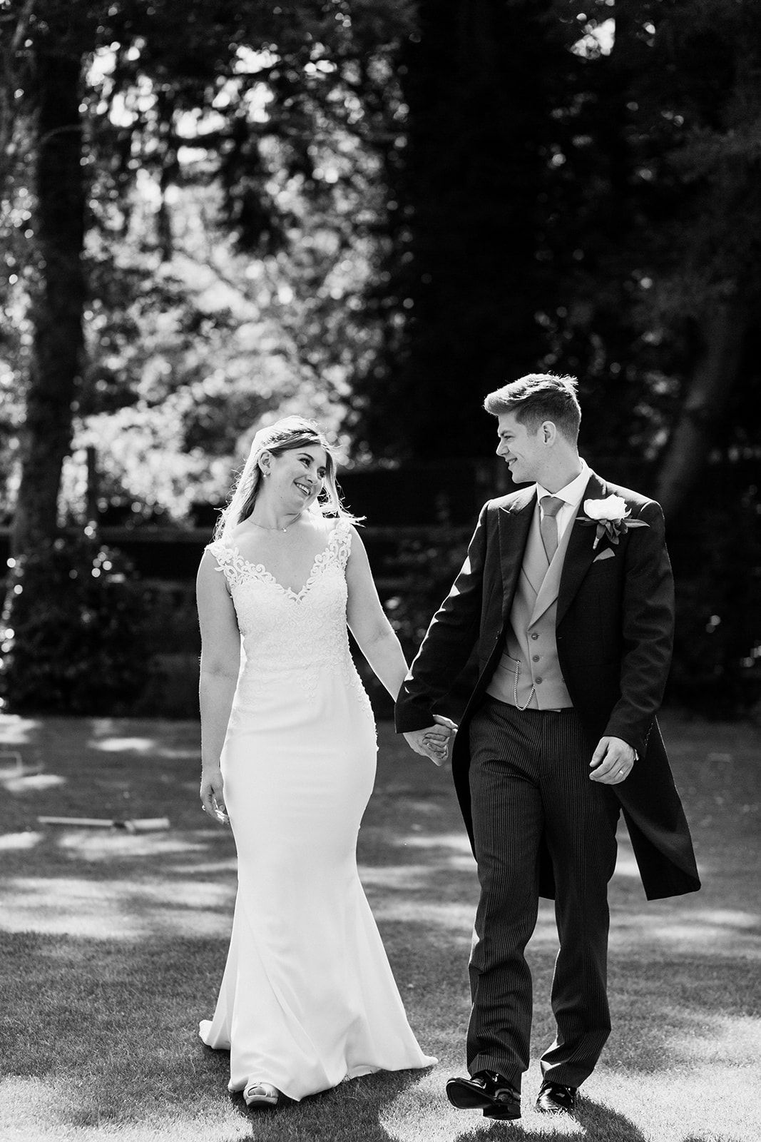 walking in the gardens of Moorhill House