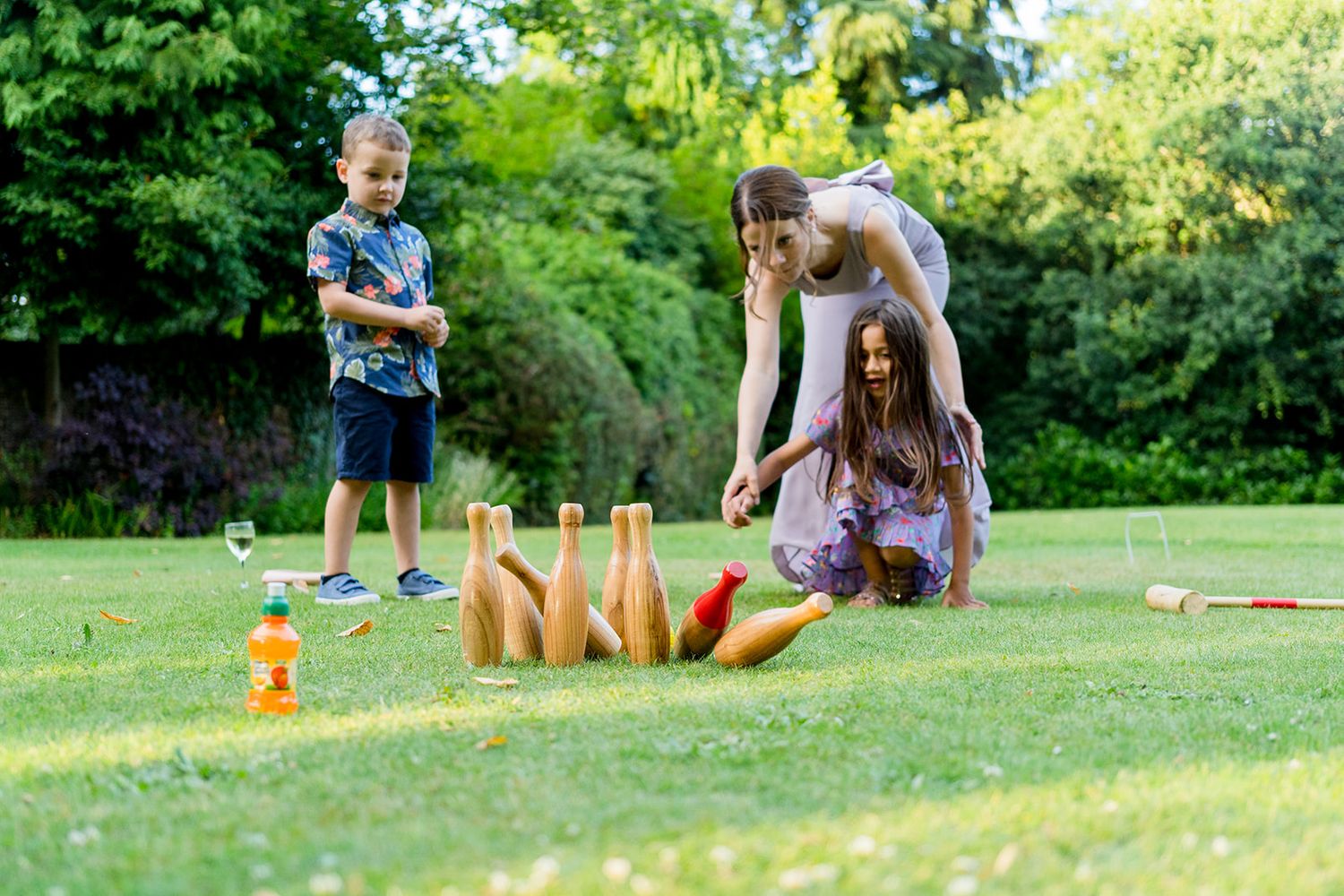 bowls wedding garden games