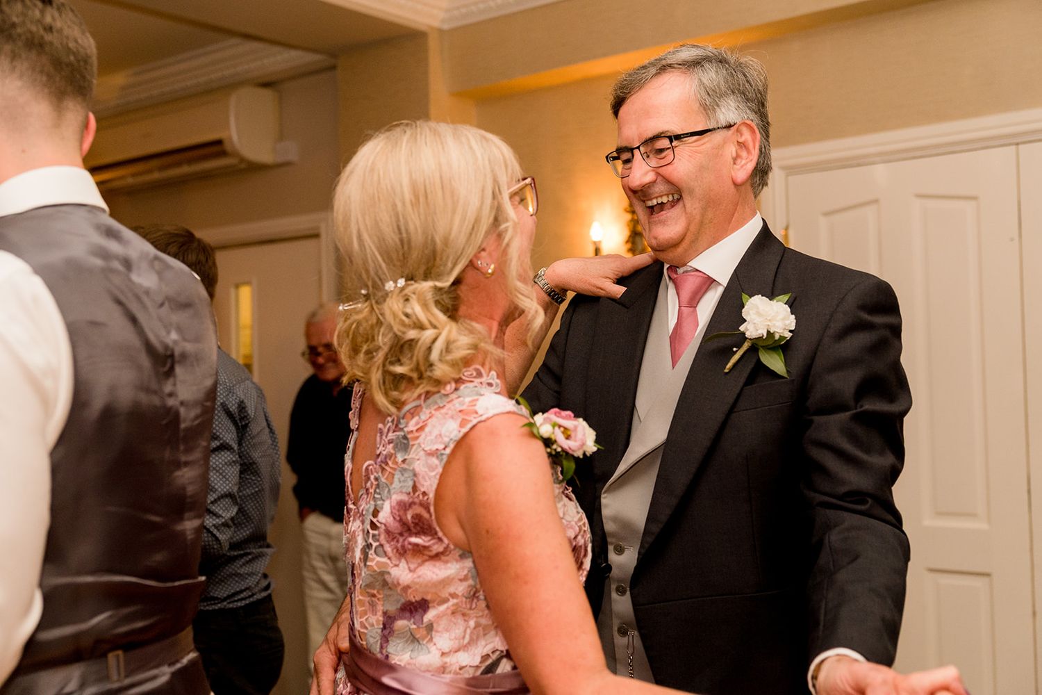happy couple dancing