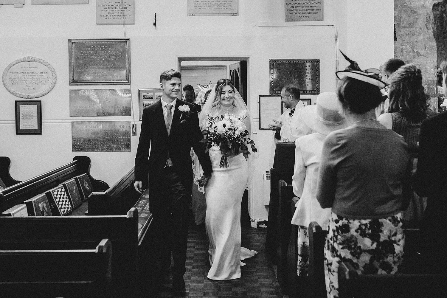 ceremony exit church wedding