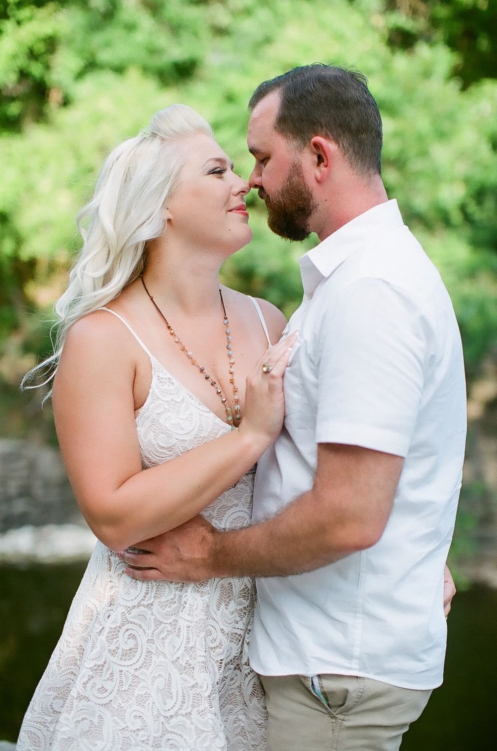 Elizabeth Couch Photography Prairie creek engagement photos waterfall ft. photographer