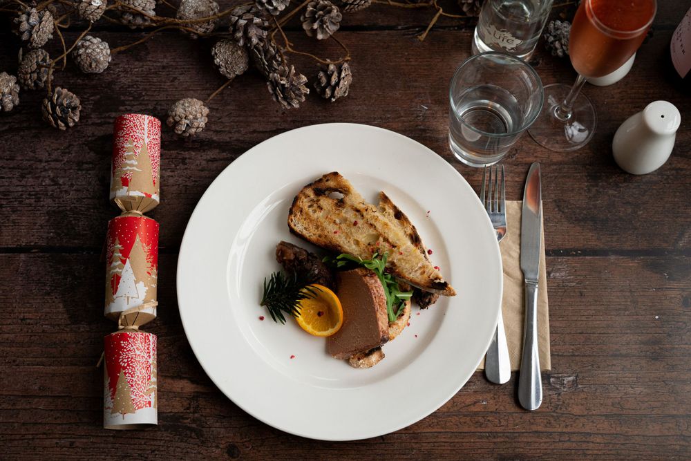 Christmas dinner food photography UK