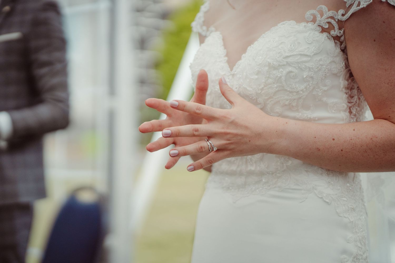Newlywed Wedding and Engagement Ring Photography Fife