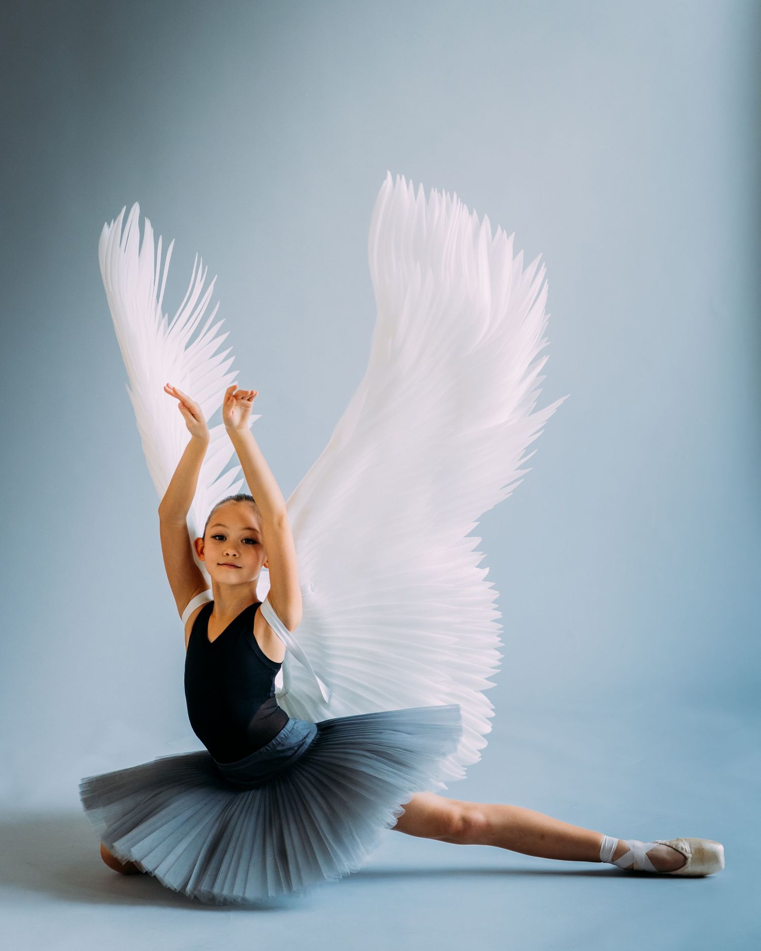 chicago dance photography, ballerina angel wings