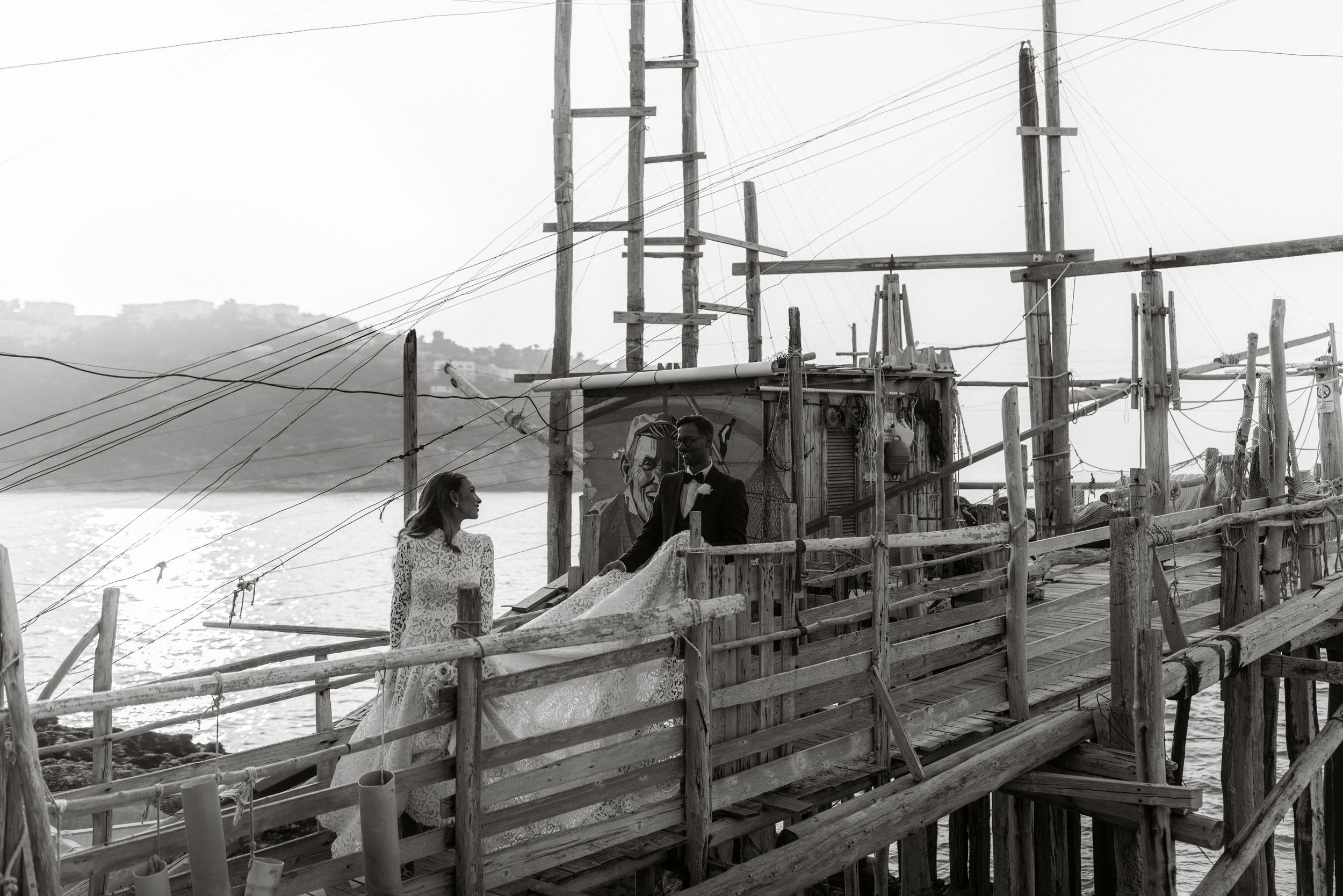 Post wedding - coppia - fuga d'amore - mare - spiaggia - scambio di promesse - Puglia
