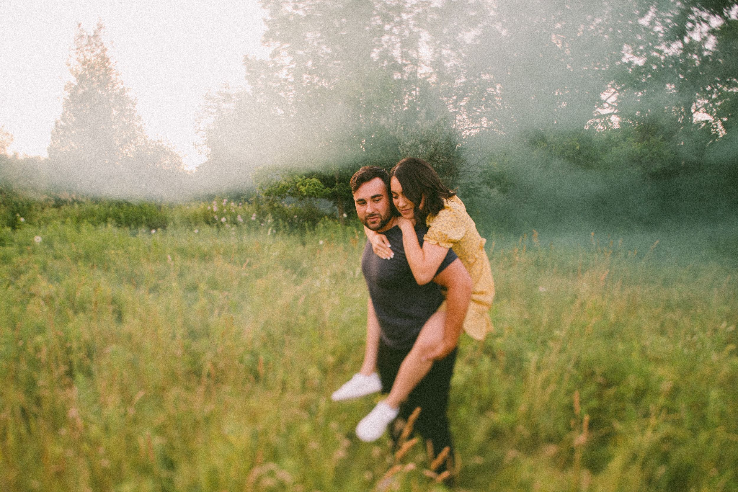 outdoor engagement photos by david todor wedding co