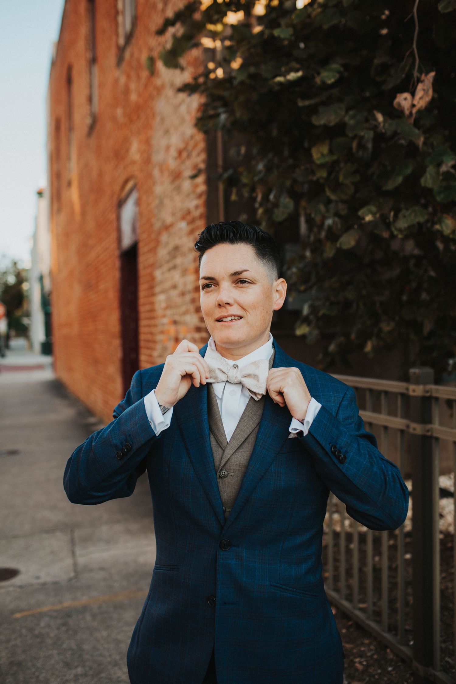 Pre-wedding bridal photos for Greenville, NC microwedding for LGBT couple.