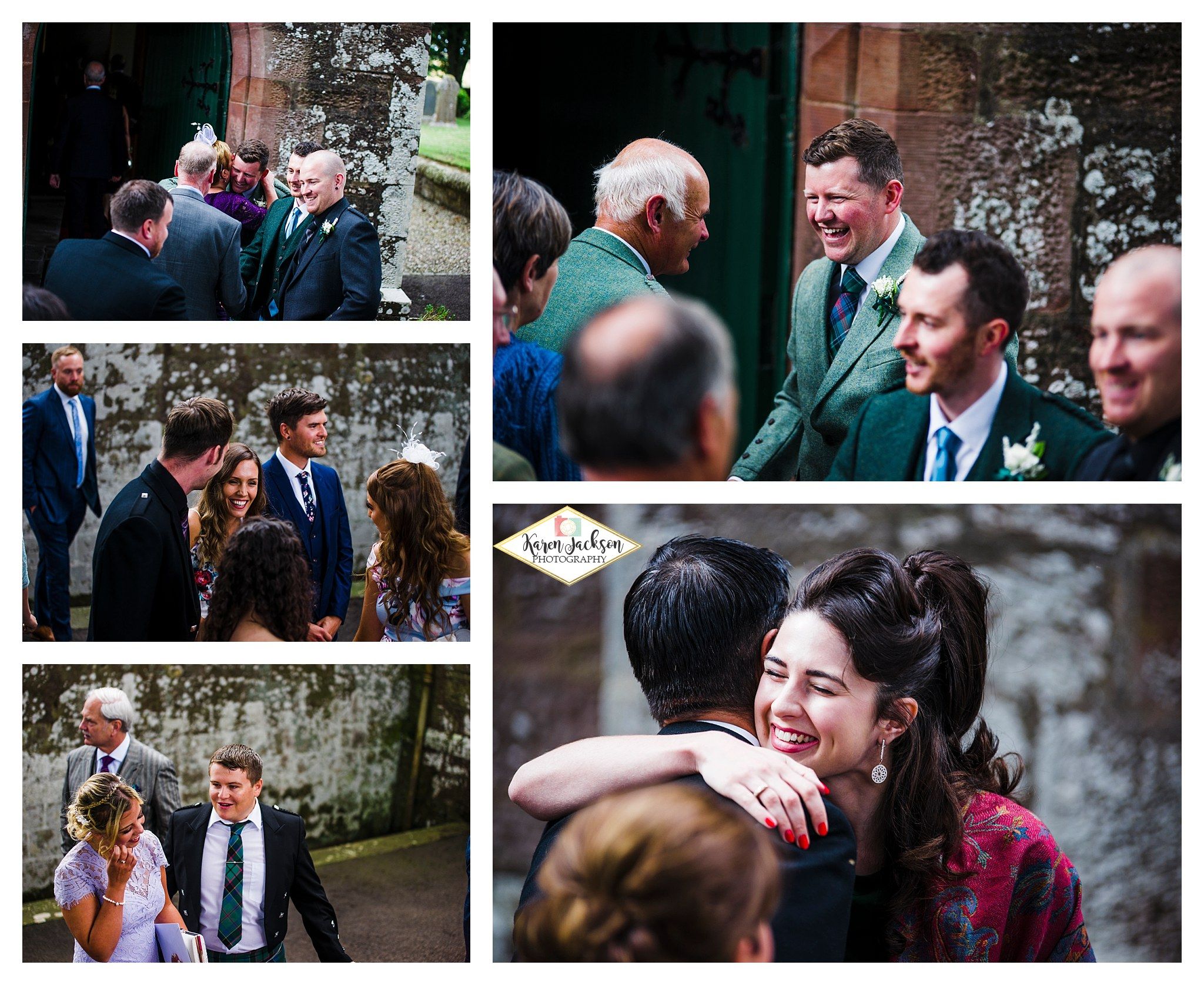 Carmyllie Parish Church wedding Angus